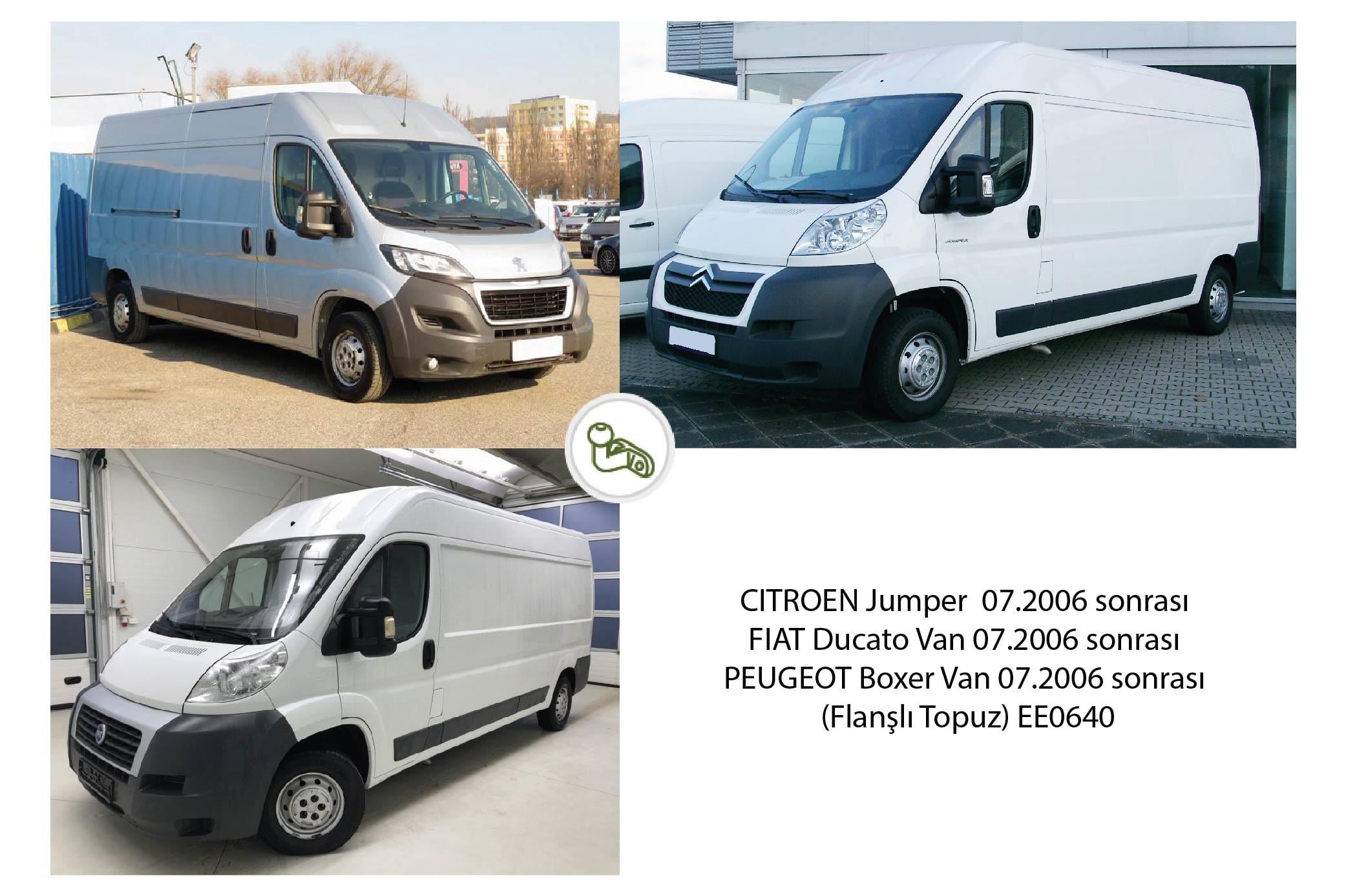 PEUGEOT Boxer Van 07.2006 sonrası Flanşlı Topuz