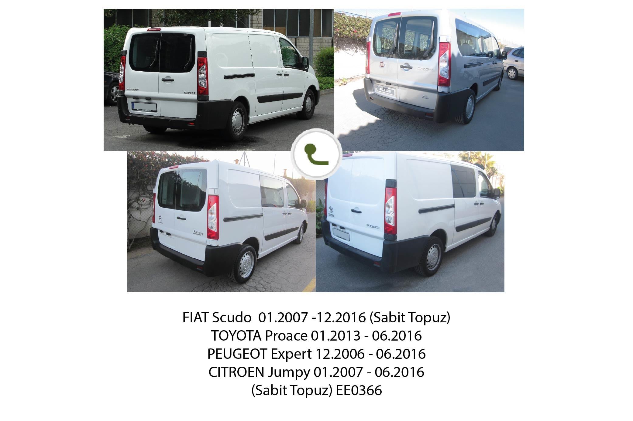 PEUGEOT Expert Van 12.2006 -06.2016 (Sabit Topuz)