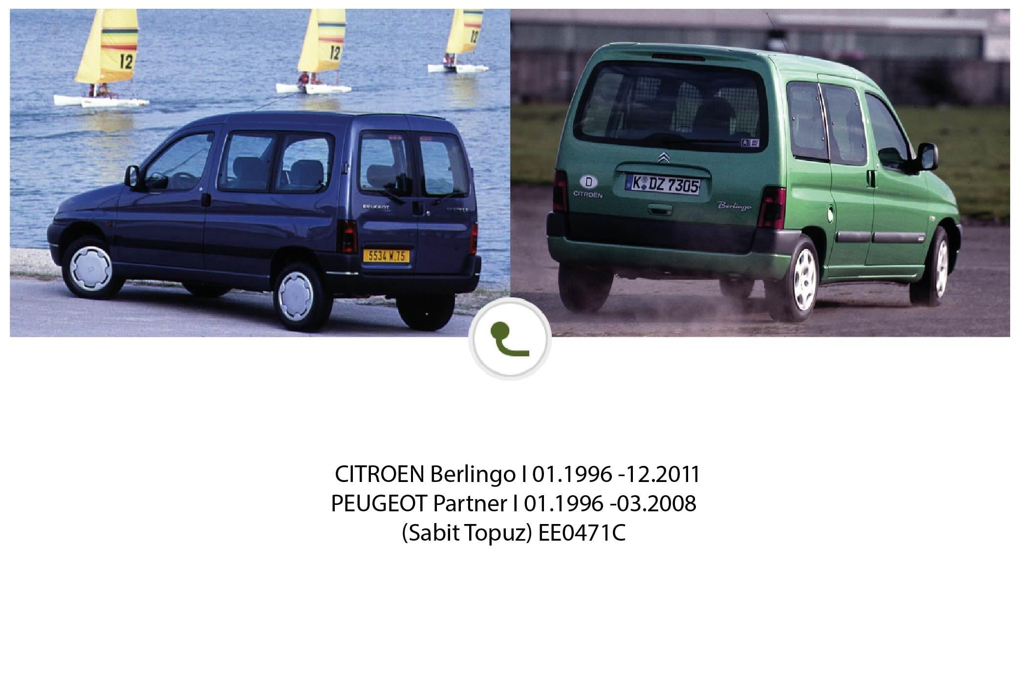 PEUGEOT Partner I 01.1996 -03.2008 (Sabit Topuz)