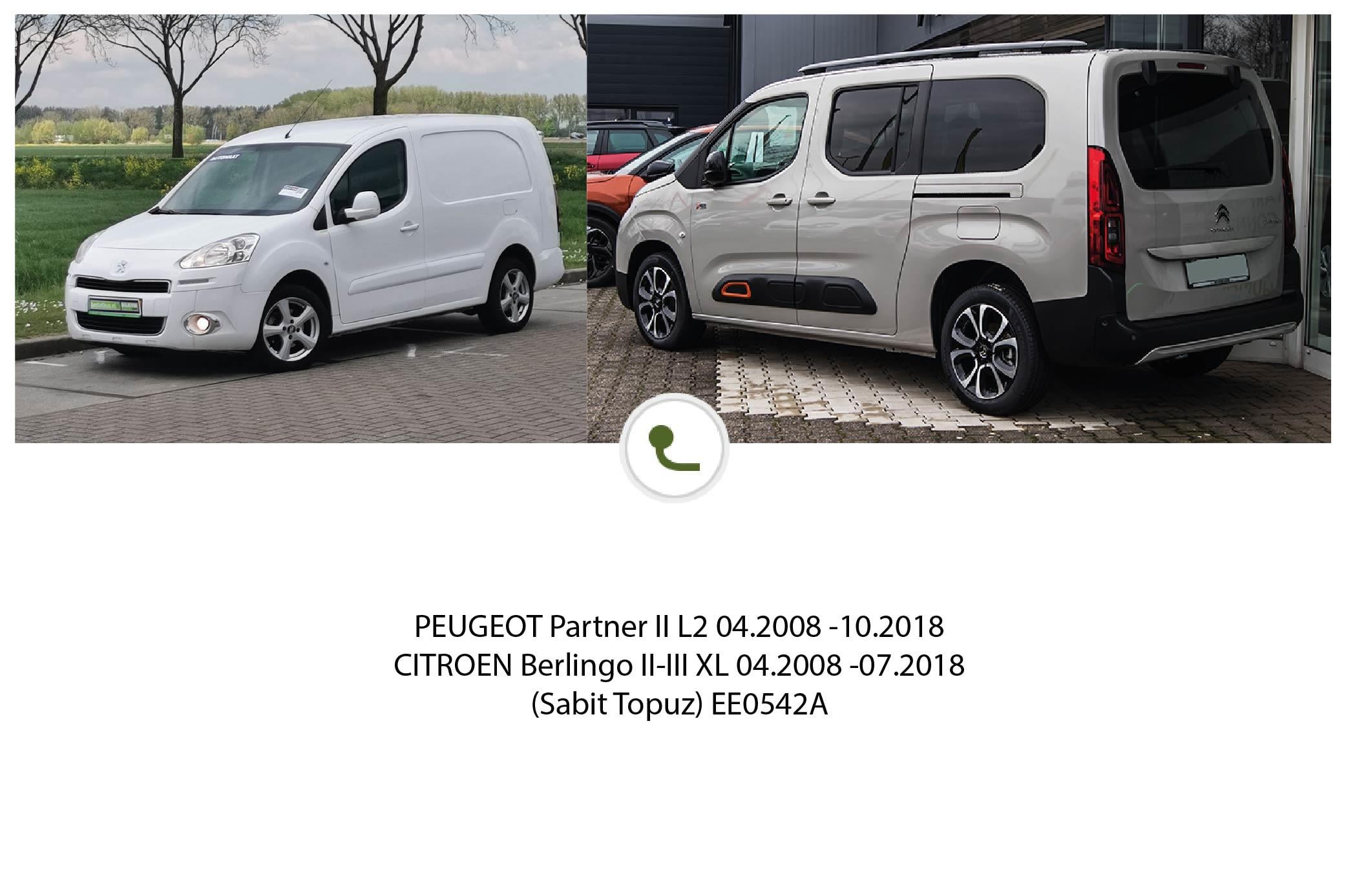 PEUGEOT Partner II L2 04.2008 -10.2018 (Sabit Topuz)