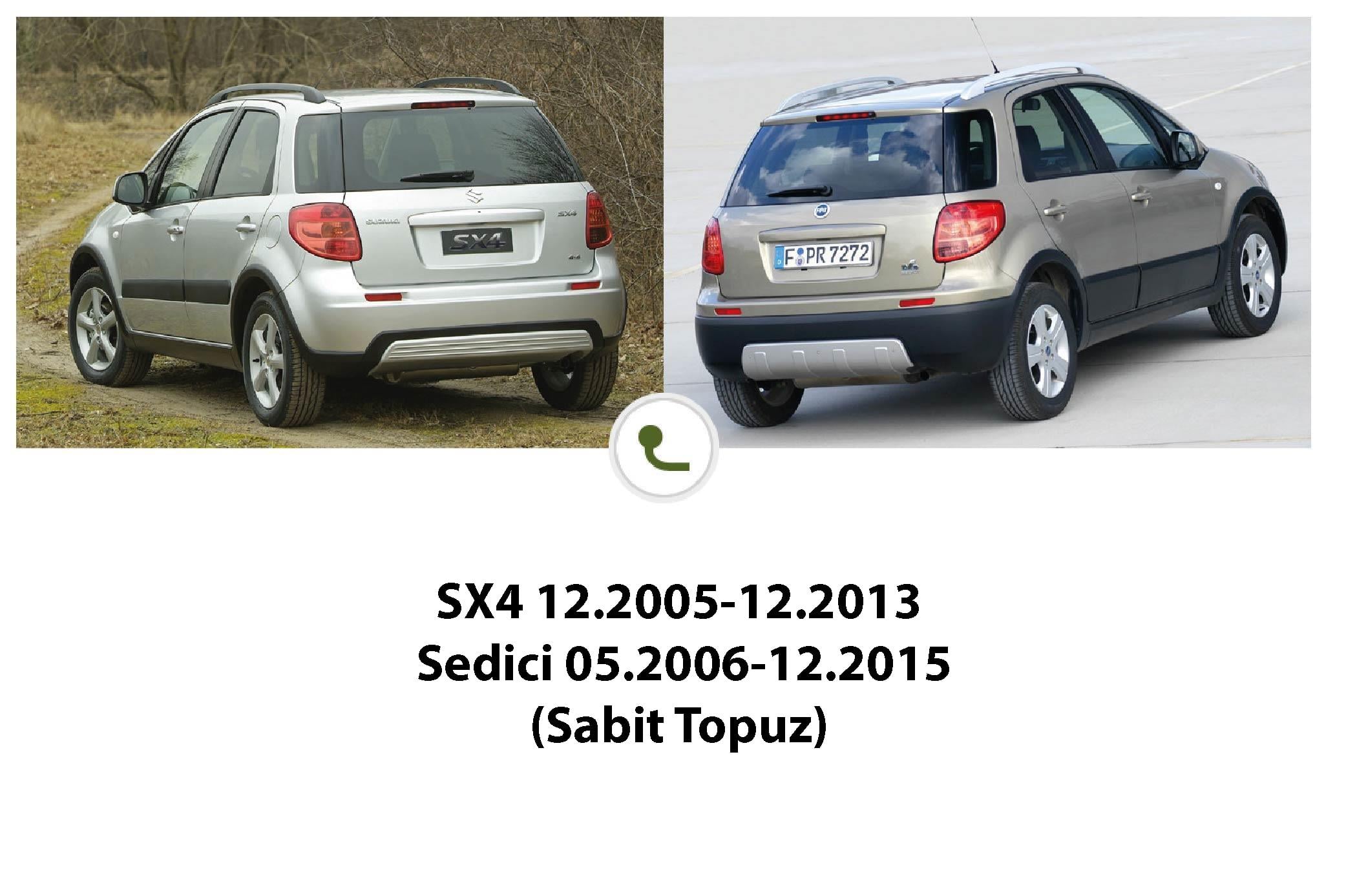 SX4 12.2005-12.2013 | Sedici 05.2006-12.2015 (Sabit Topuz)