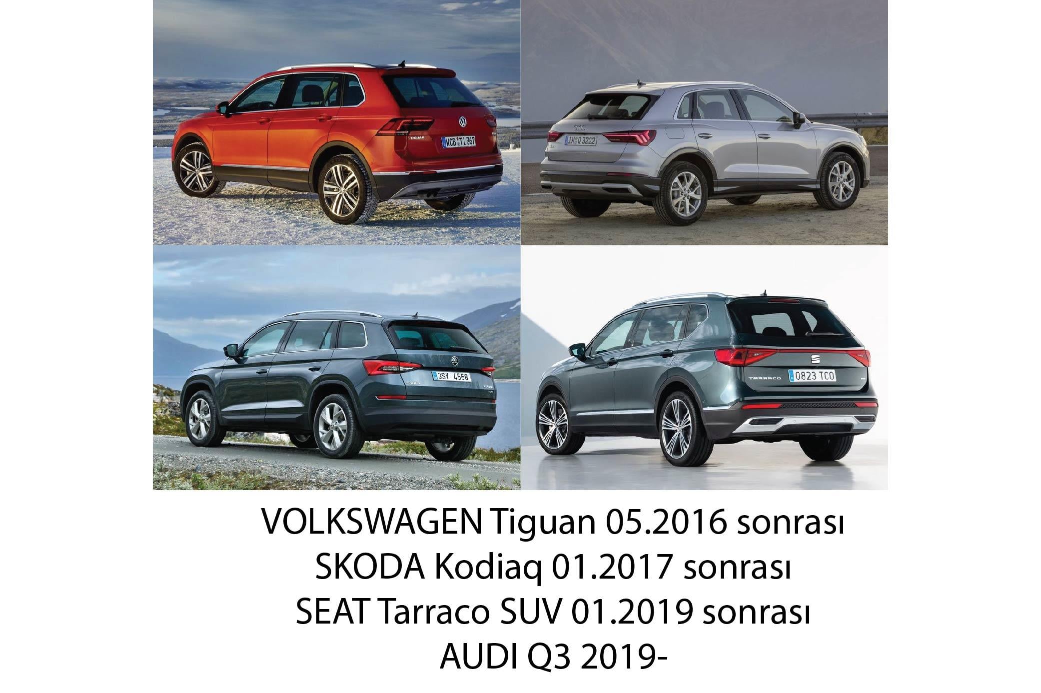 VOLKSWAGEN Tiguan  07.2020 sonrası (Yatay Sökülebilir Topuz)
