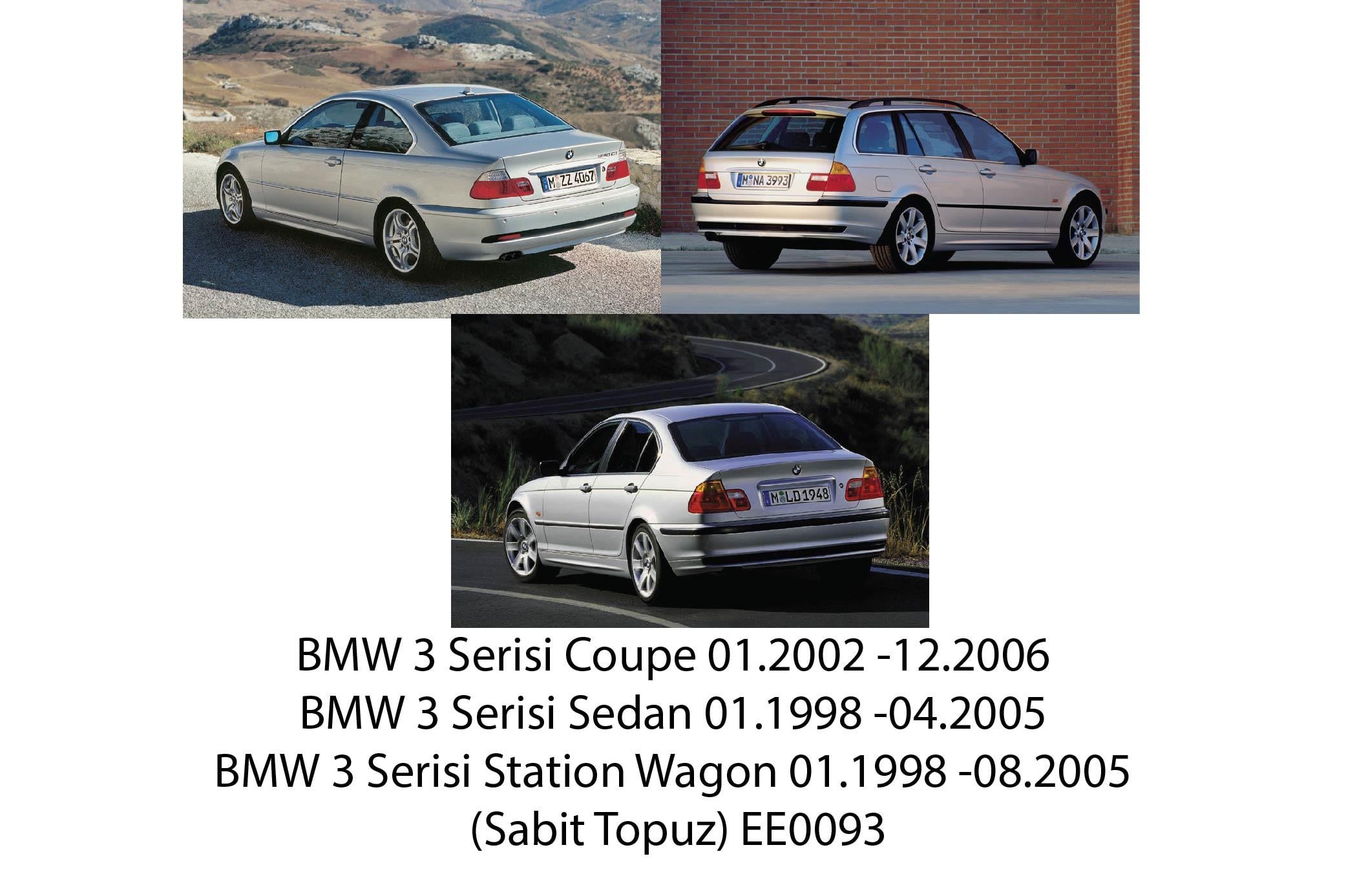BMW 3 Serisi Sedan 01.1998 -04.2005 (Sabit Topuz)