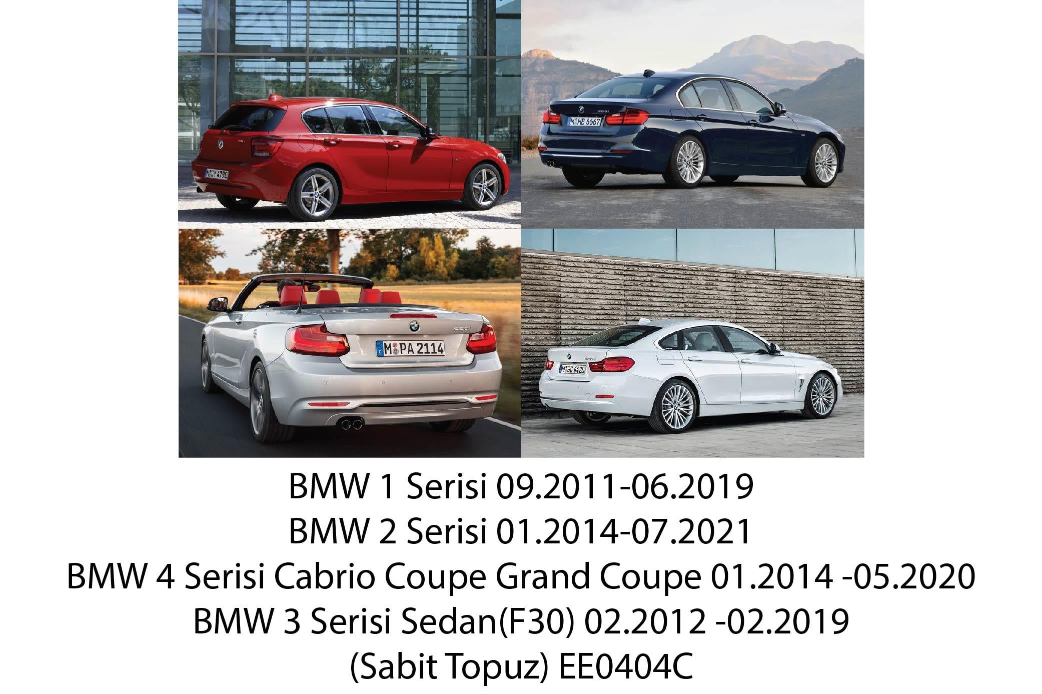 BMW 4 Serisi Cabrio/Coupe/Grand Coupe 01.2014 -05.2020 (Sabit Topuz)