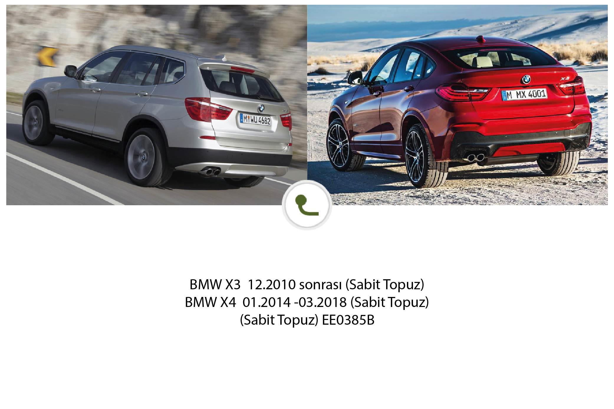 BMW X4  01.2014 -03.2018 (Sabit Topuz)