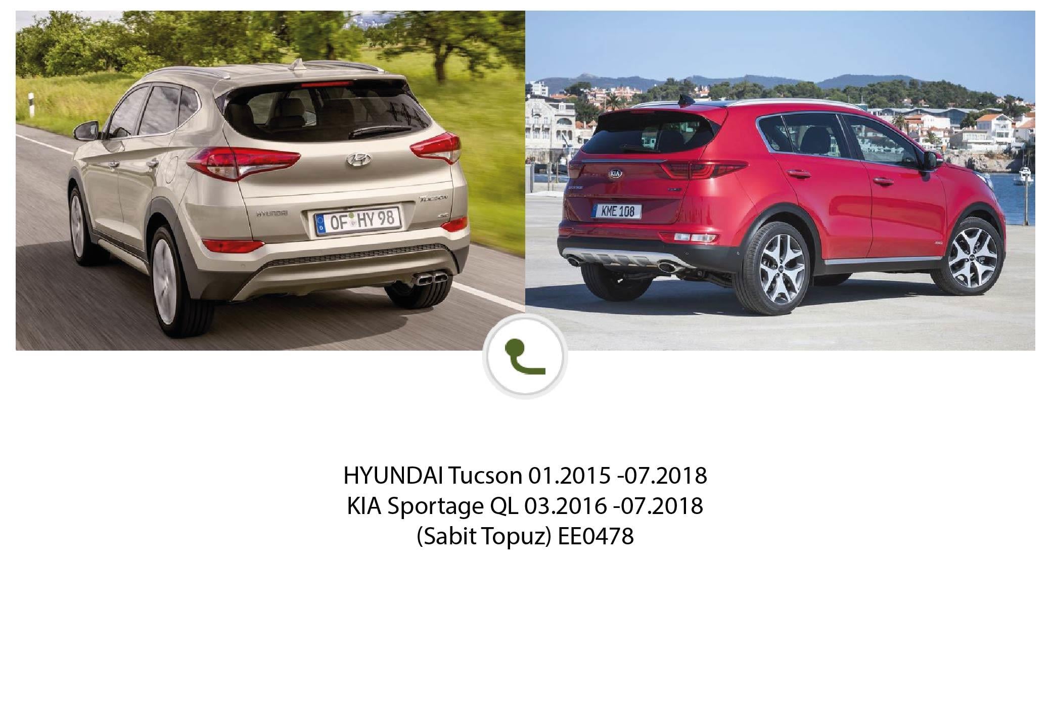 KIA Sportage QL 03.2016 -07.2018 (Sabit Topuz)