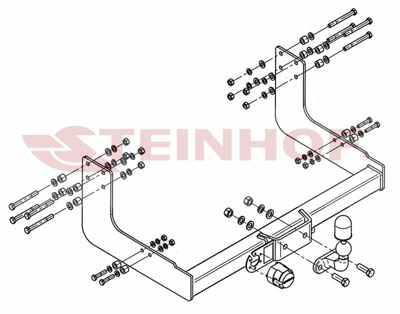 LT 28/35 01.1996 -12.2007 | Sprinter Van Basamaksız 01.1995 -05.2006 Flanşlı Topuz (3050mm Dingil Mesafeli Araçlar)