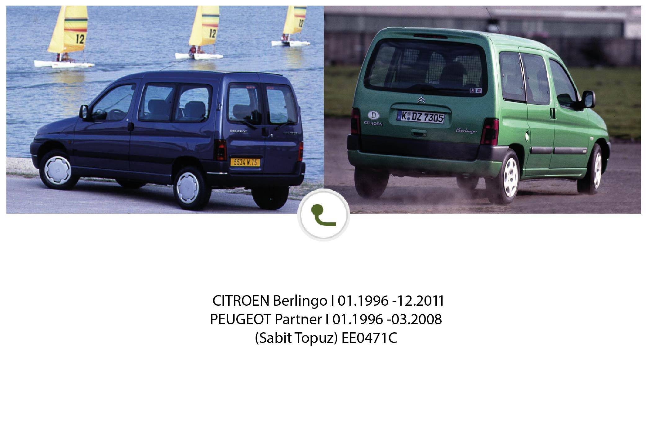 PEUGEOT Partner I 01.1996 -03.2008 (Sabit Topuz)