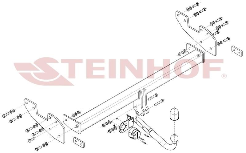 TOYOTA Hilux IV  (2016-...) 07.2016 sonrası Flanşlı Topuz