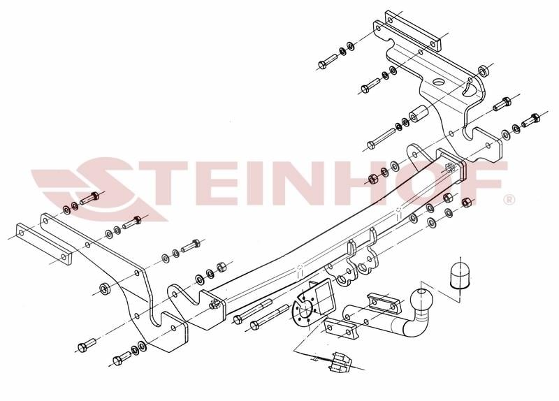 TOYOTA Yaris 01.2006-10.2011 (Sabit Topuz)