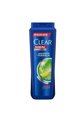Clear Men Maksimum Ferahlık Yağlı Saç Derisi İçin Limon Özlü Kepeğe Karşı Etkili Şampuan 350 ml