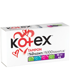 KOTEX TAMPON MİNİ 16x12