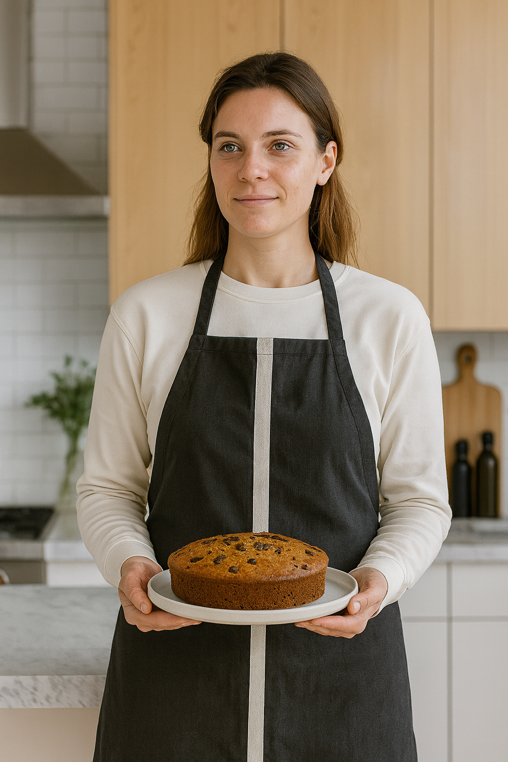 Mutfak Önlüğü Askılı Kalın Pamuklu Belden Bağlamalı Şef Masterchef Barista Önlüğü Mavi