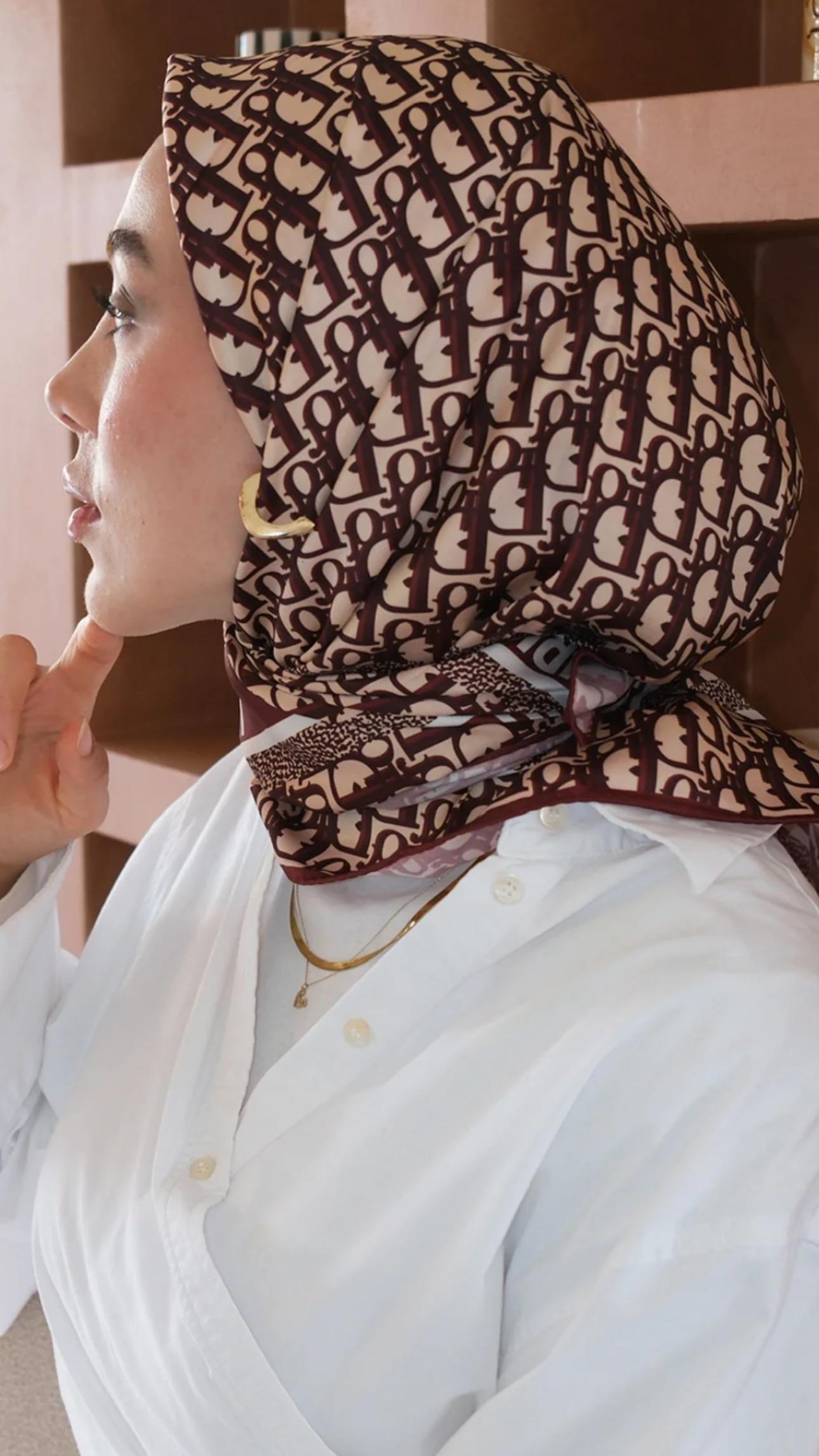 Marka Twill Bordo Eşarp