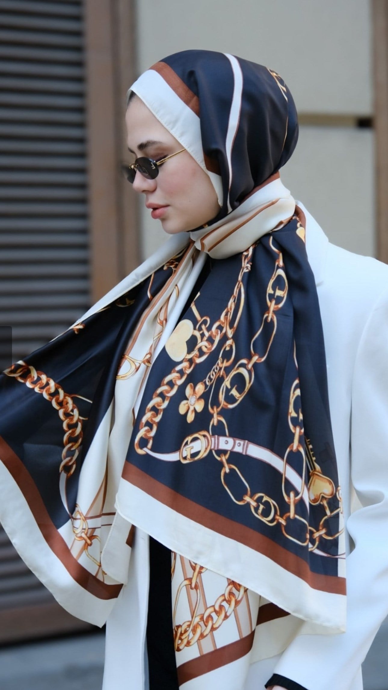 Elegant Links Vual İpek Şal Siyah