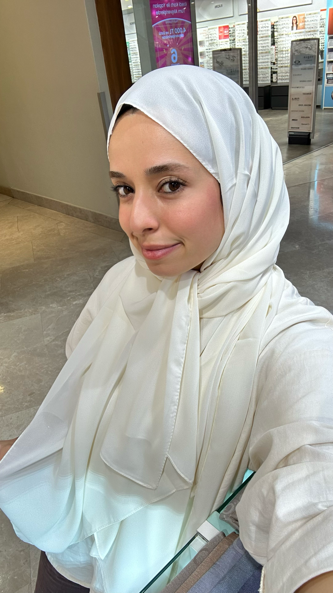 Dubai Krep Şal Ekru