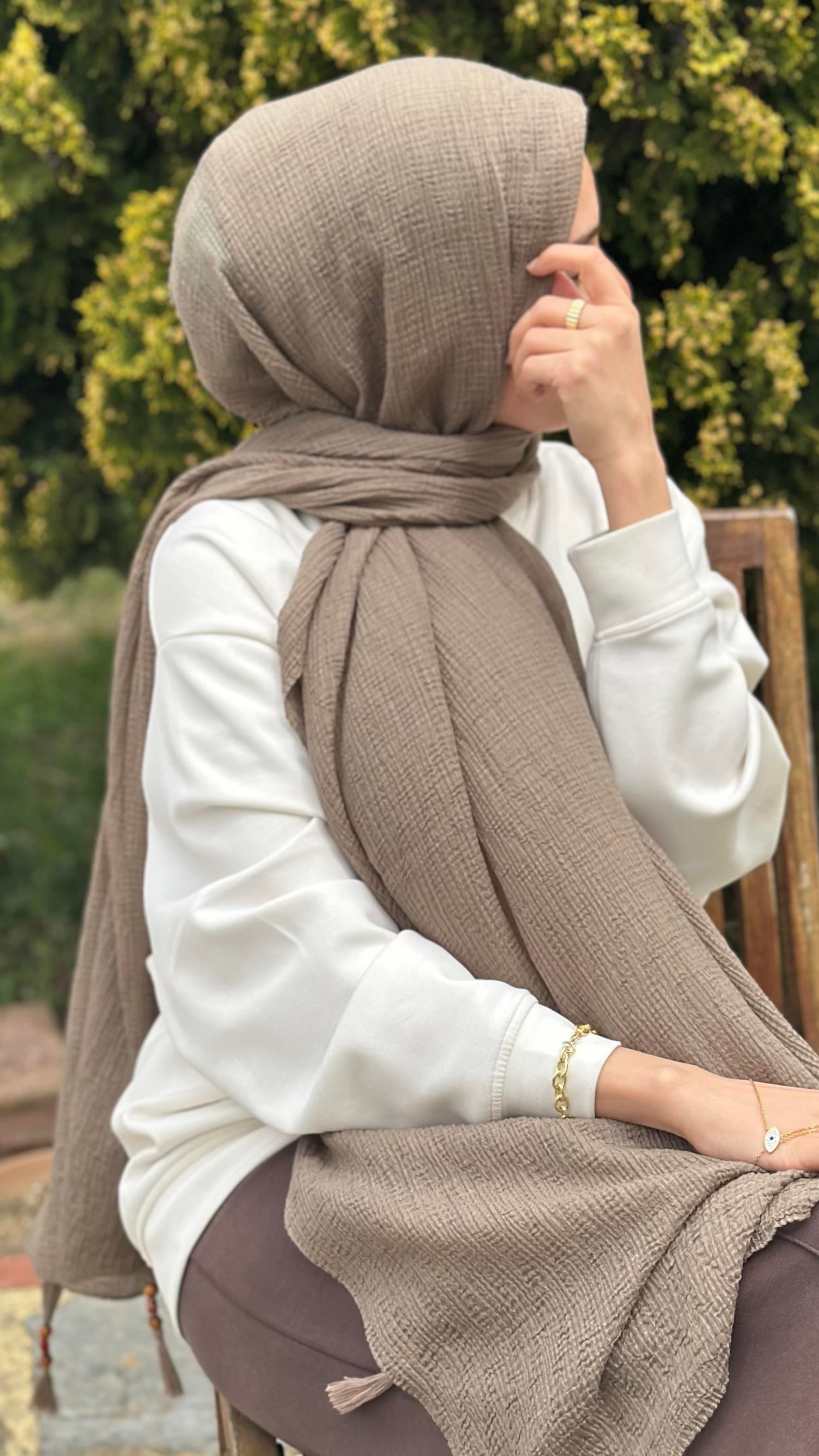 Müslin Kumaş Vizon