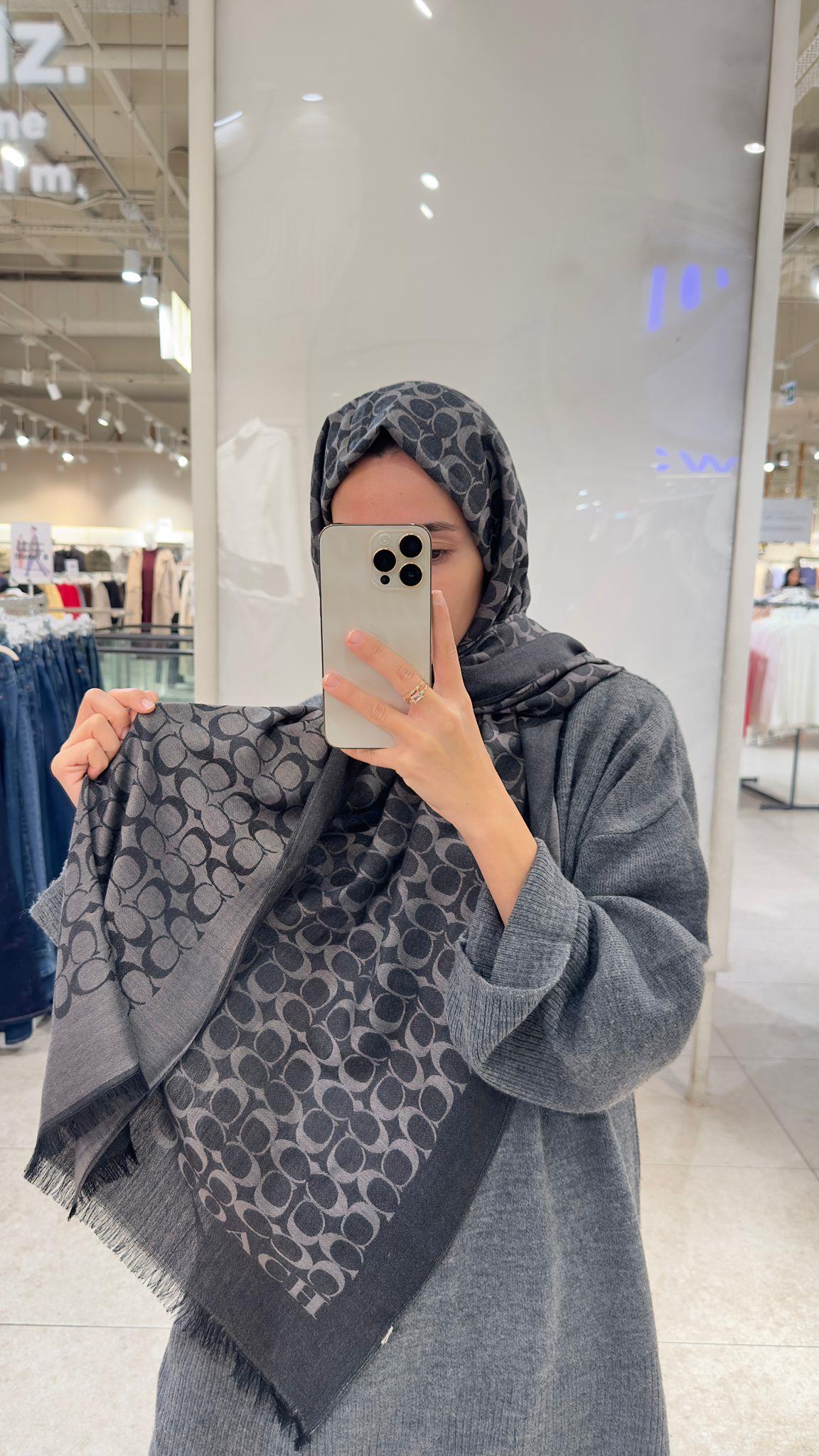 Yün Pamuk C Desen Antrasit