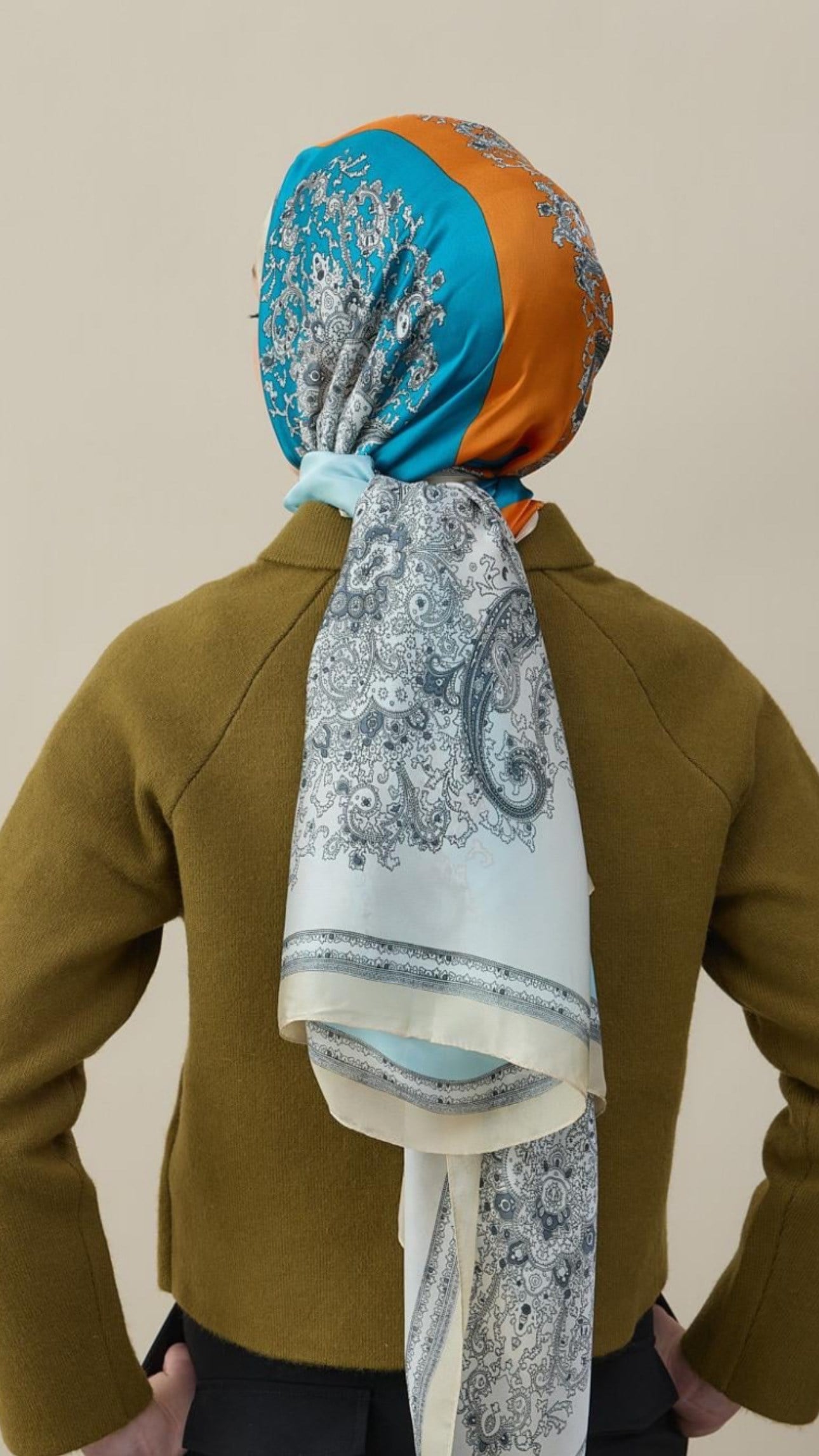 	Patchora Vual İpek Şal Turuncu