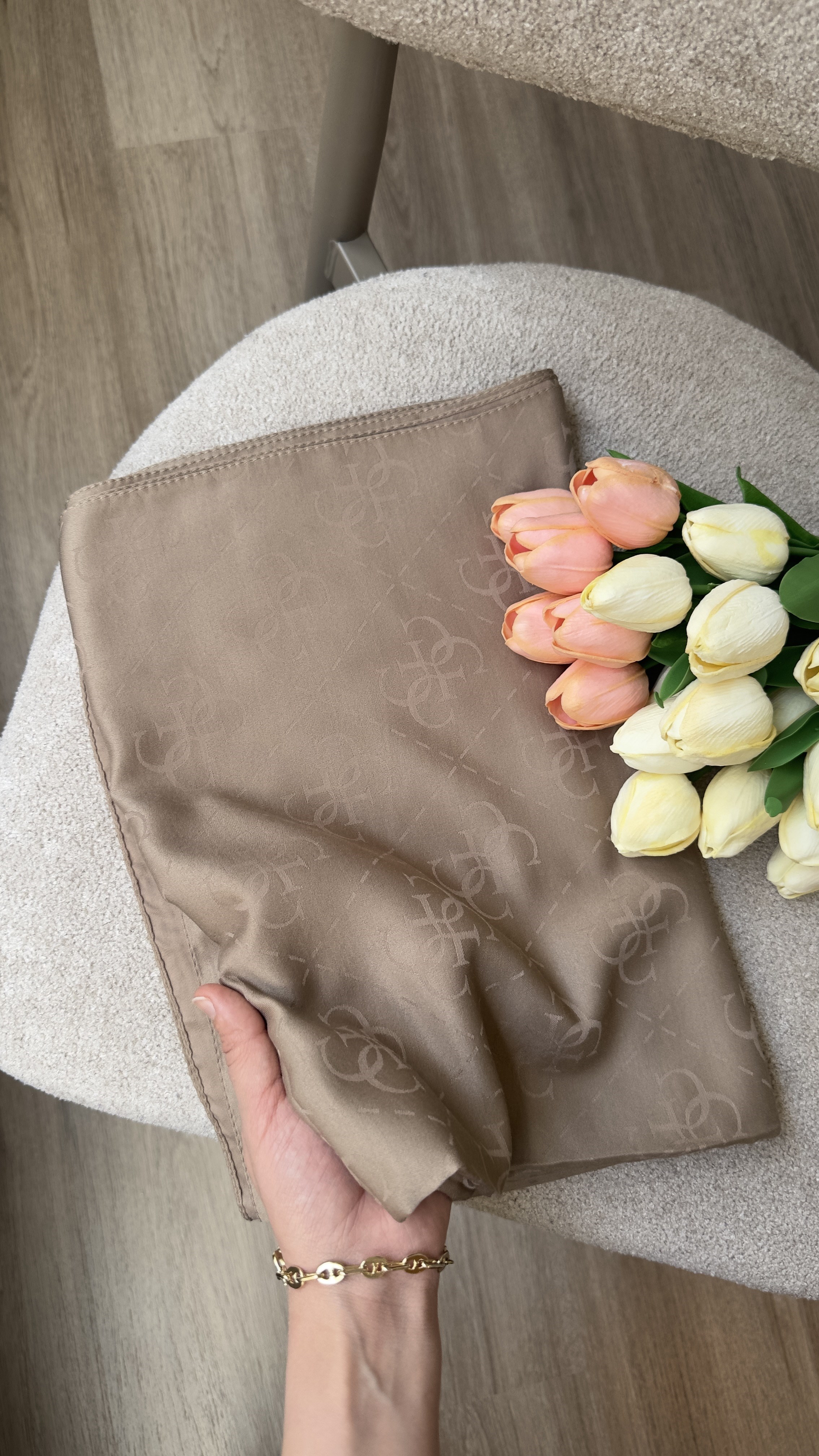 Modal Jakar Şal Krem