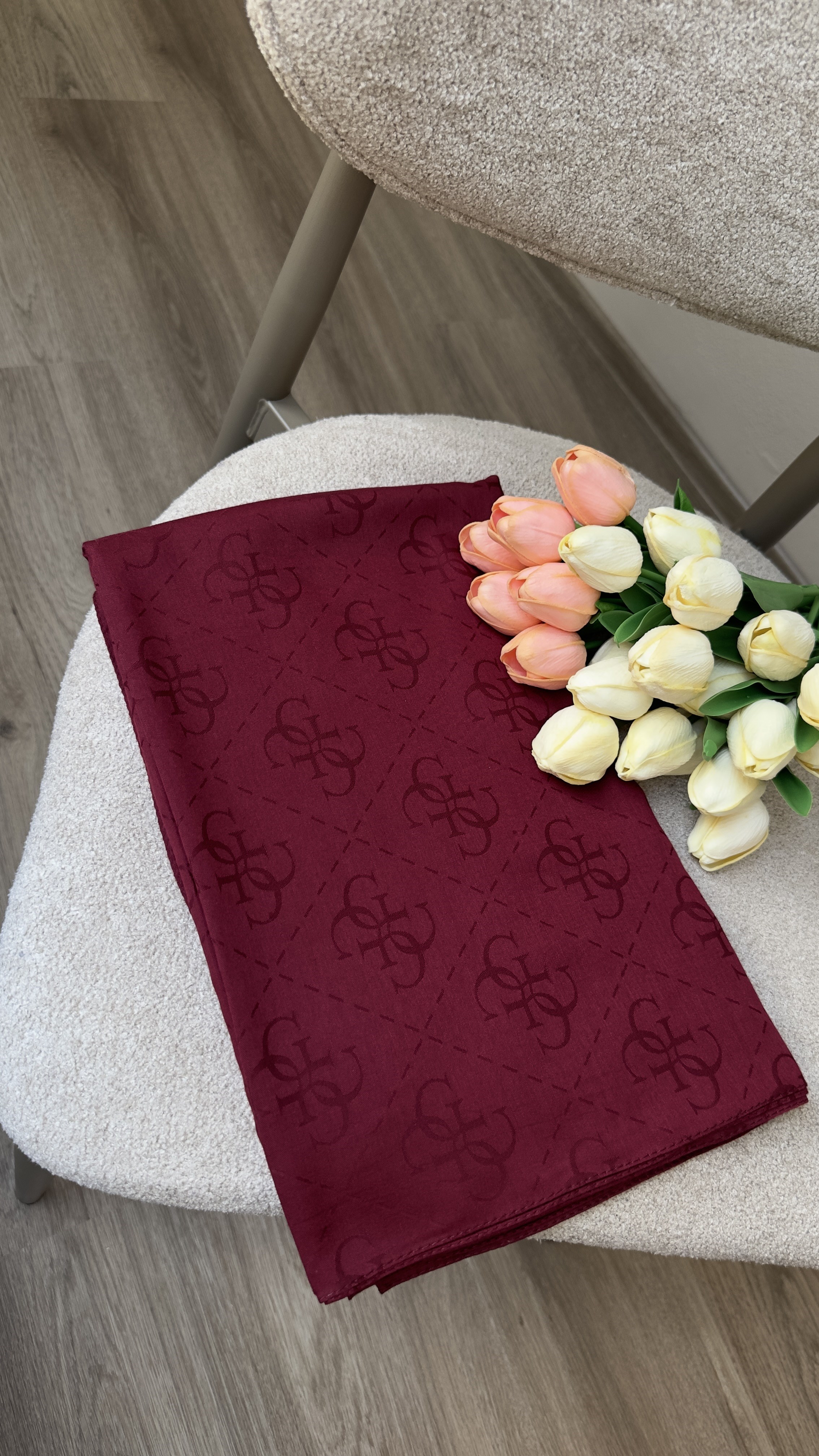 Modal Jakar Şal Kırmızı