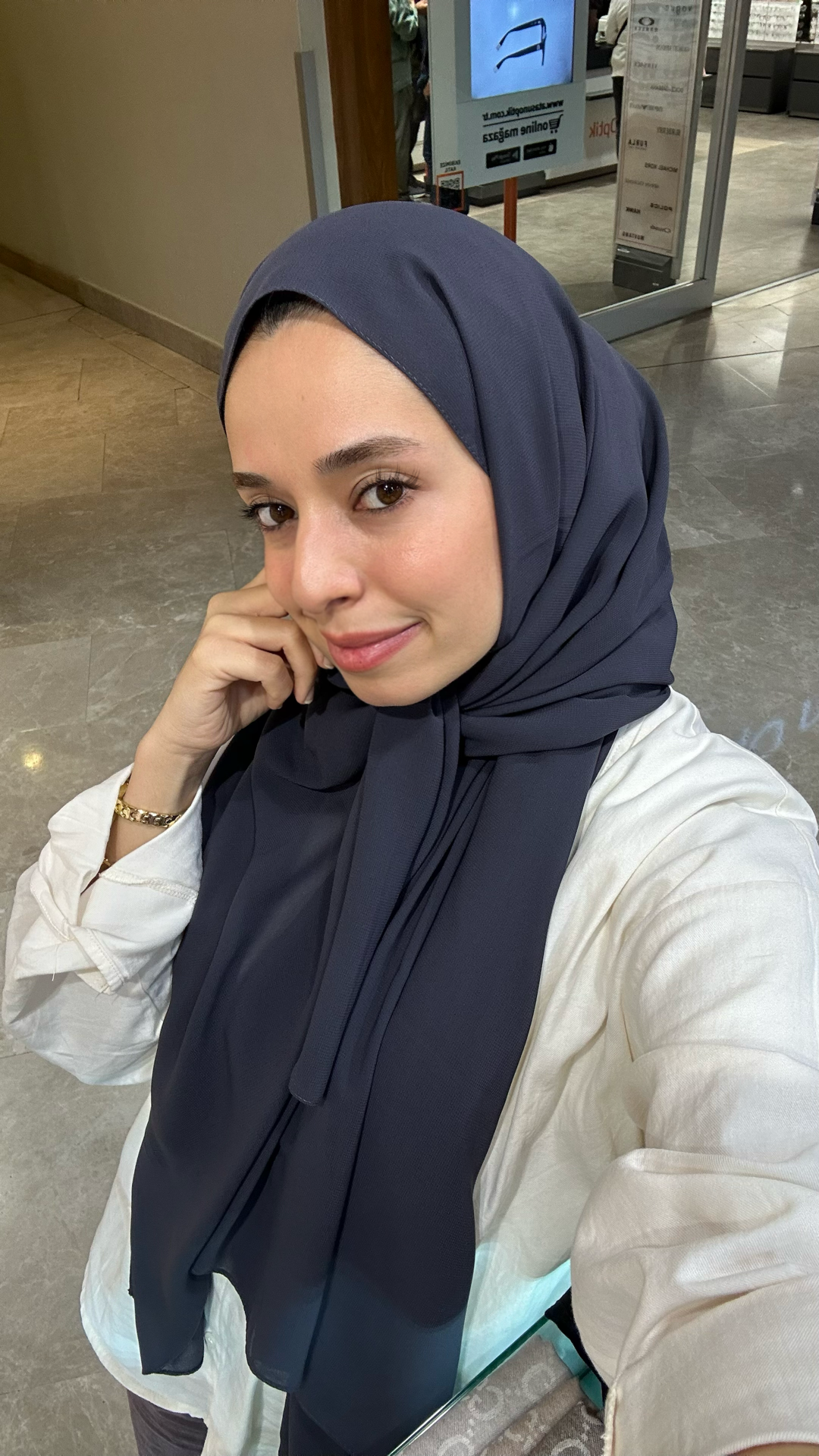 Dubai Krep Şal Füme