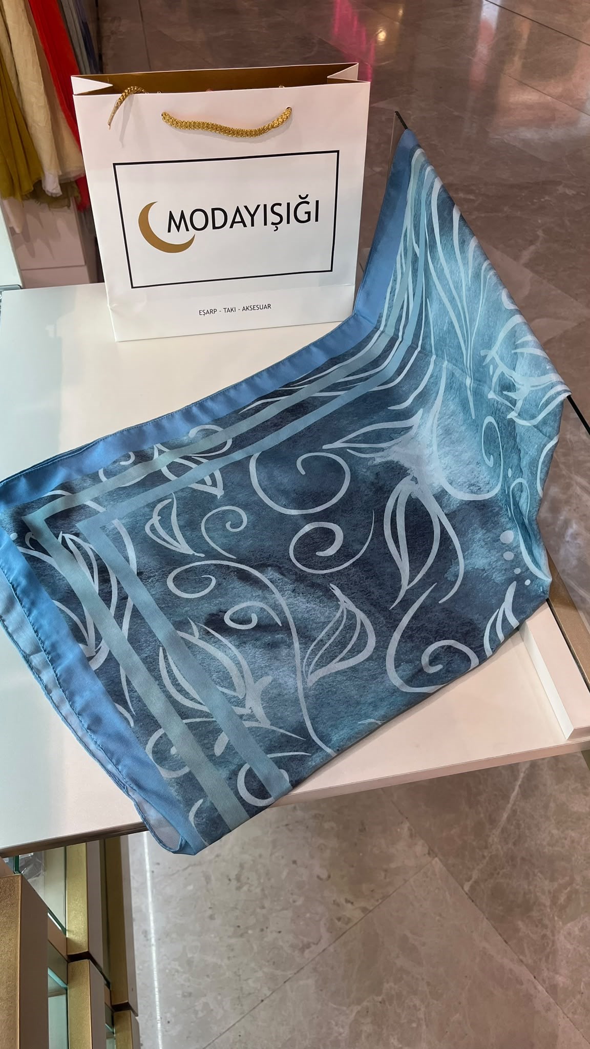 Desenli Soft Şal