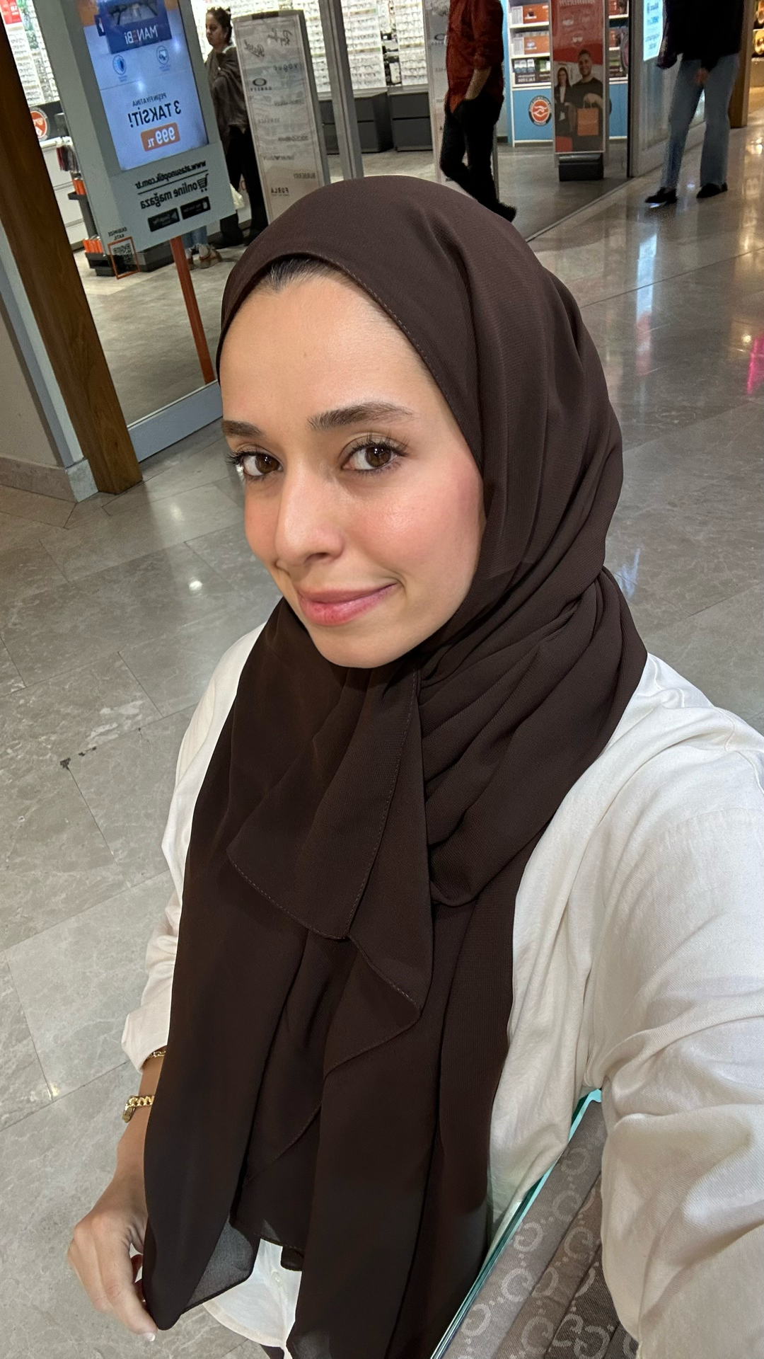 Dubai Krep Şal Acı Kahve 