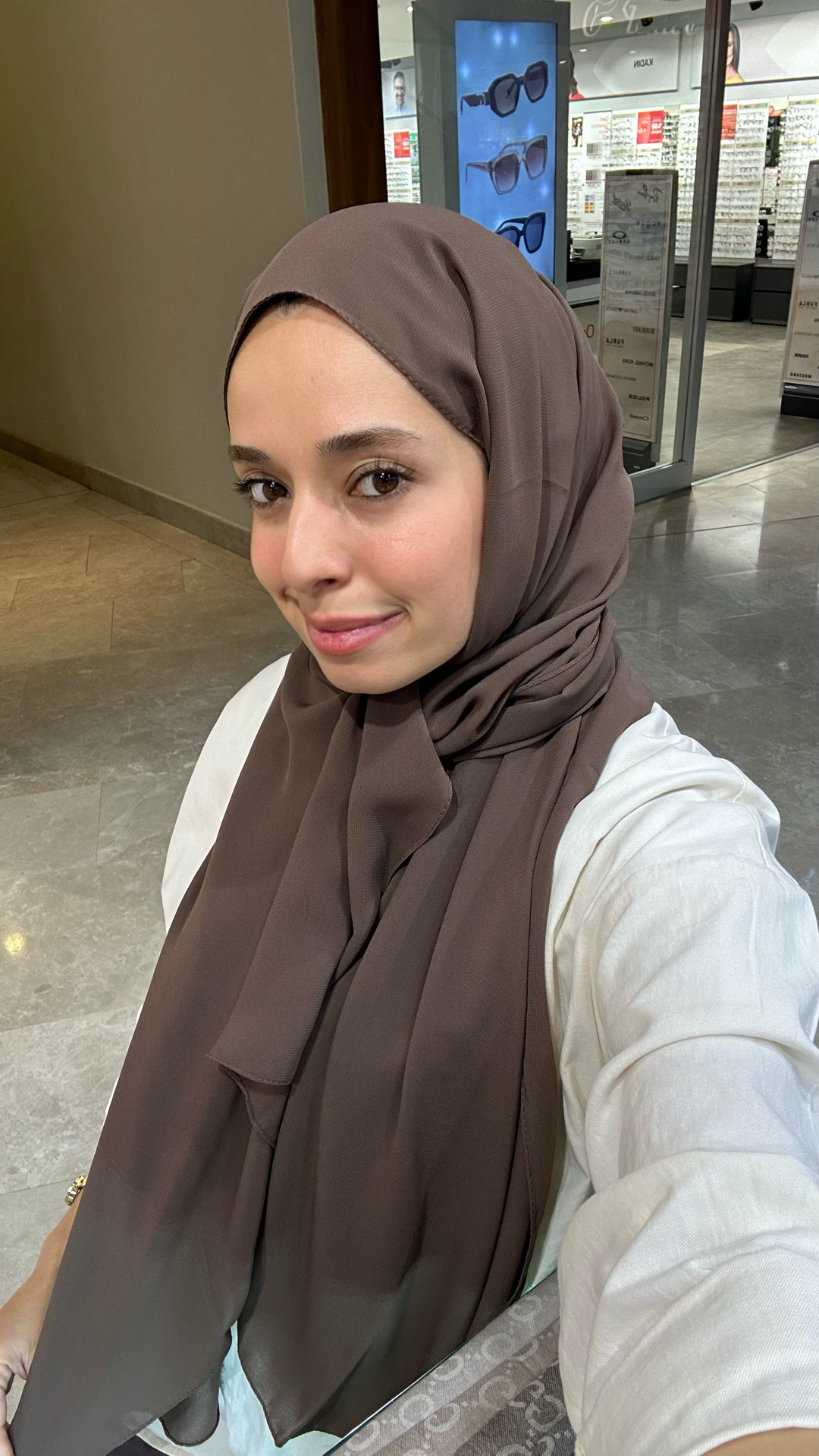Dubai Krep Şal Vizon