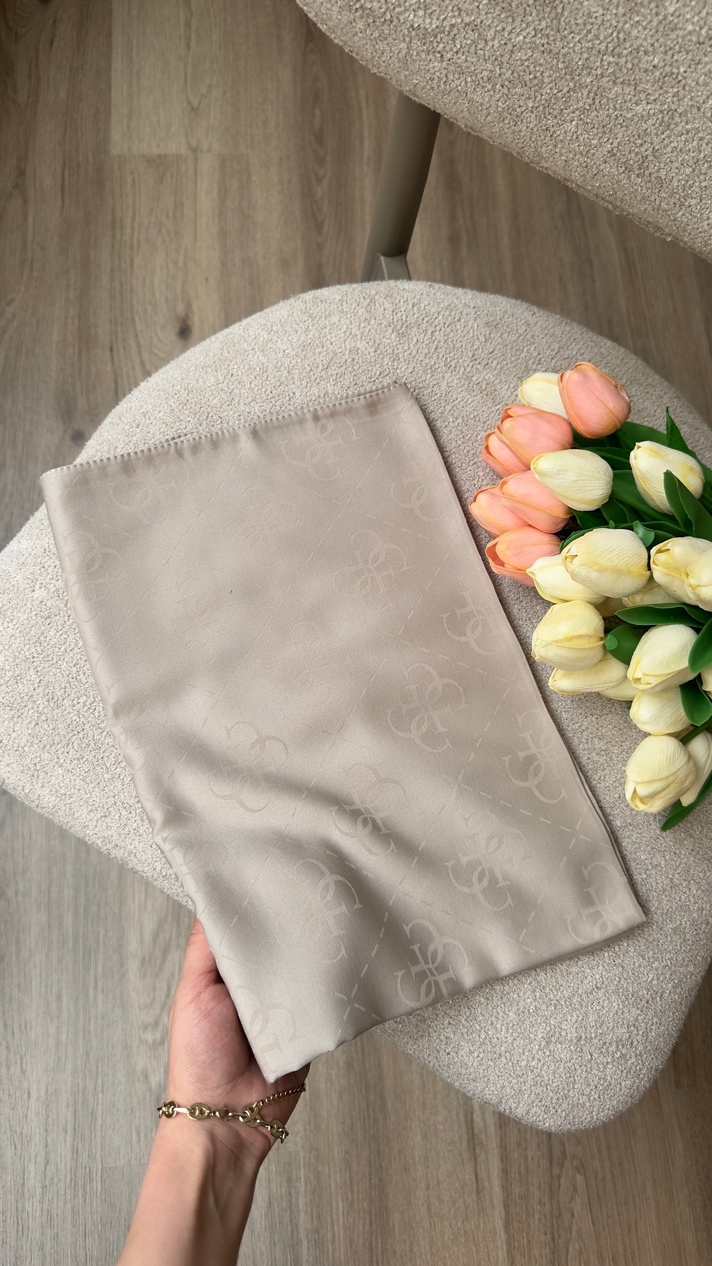 Modal Jakar Şal Açık Bej