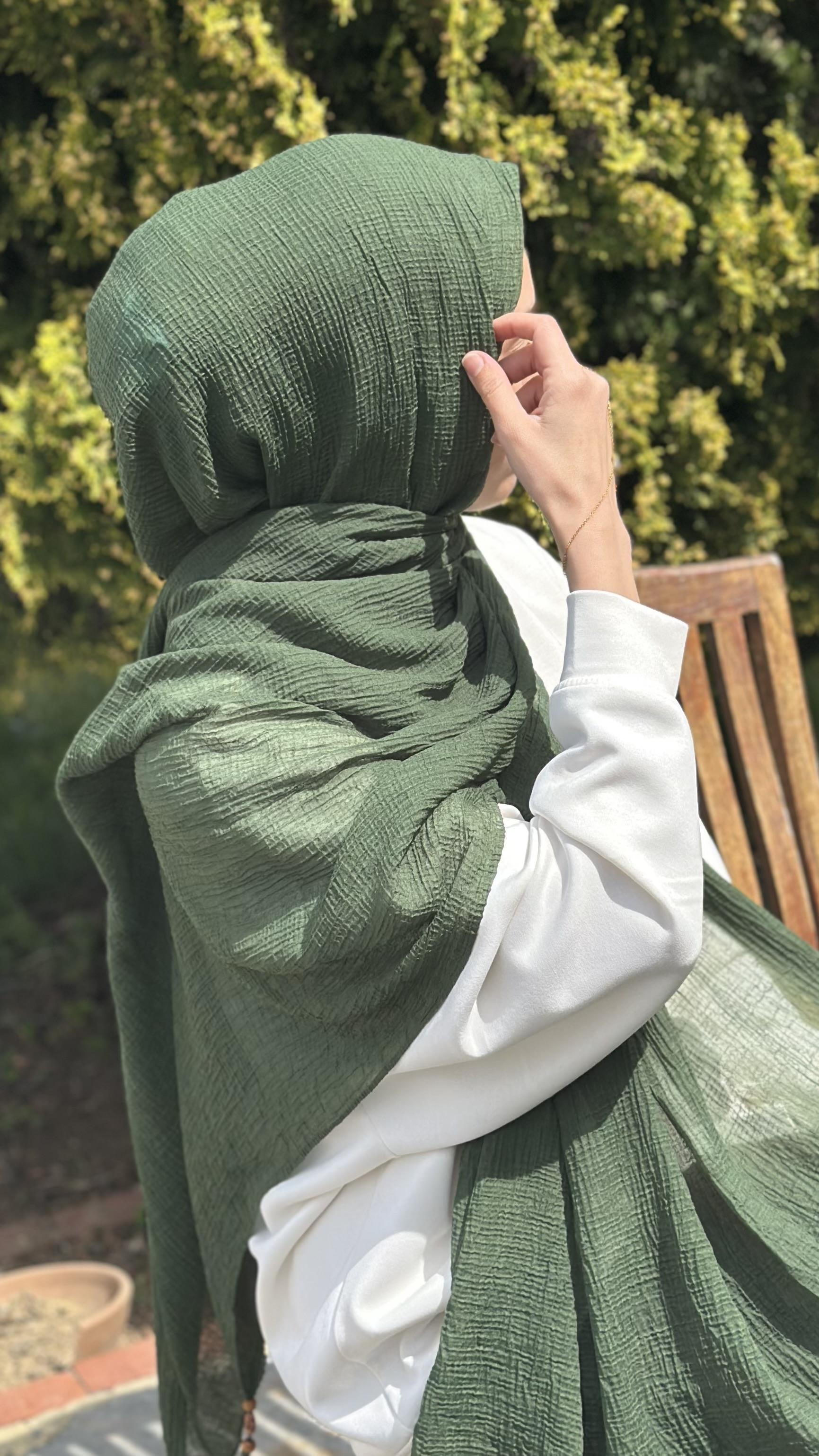 Müslin Kumaş Yeşil