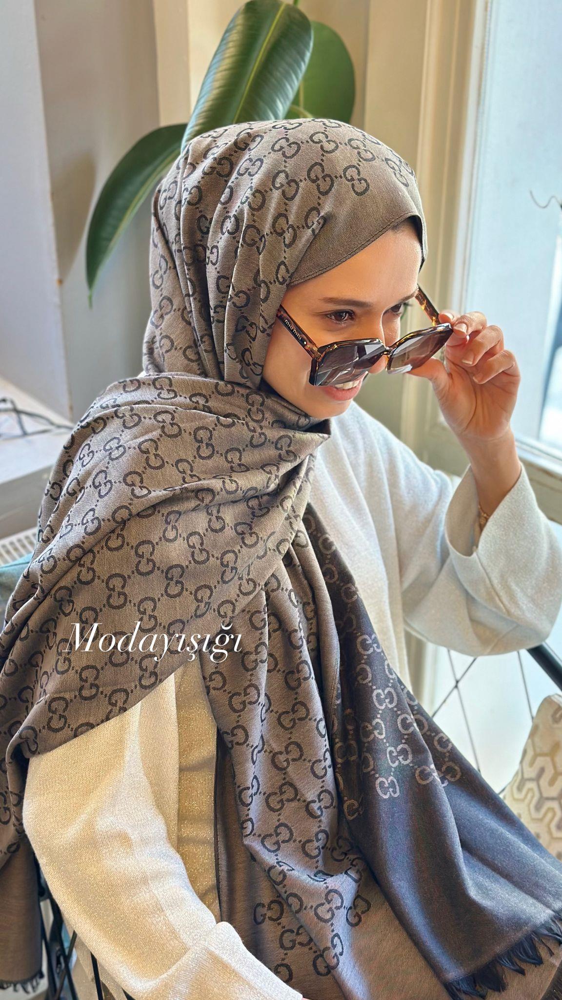 Yün Pamuk G Desen Koyu Gri