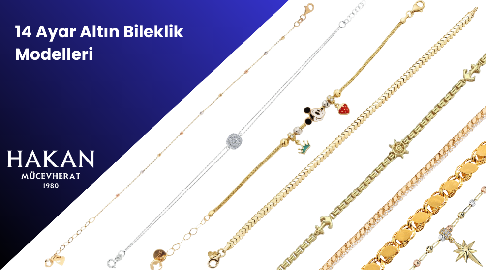 14 Ayar Altın Bileklik Modelleri ve Fiyatları