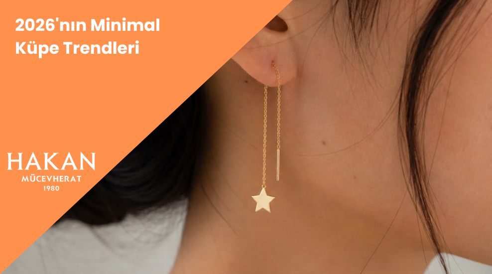 minimal küpe