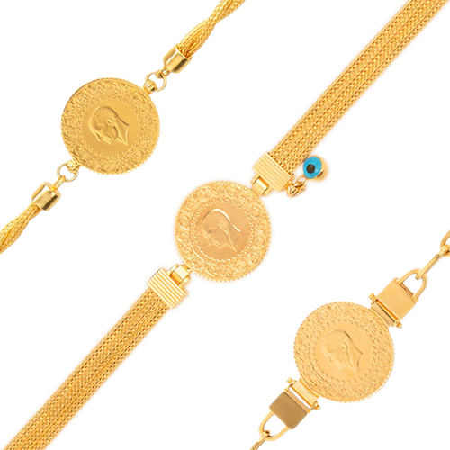 Altın Çeyrekli Bileklik Modelleri