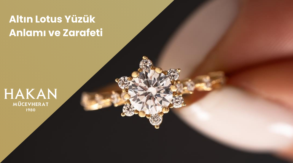 Altın Lotus Yüzük Anlamı ve Zarafeti