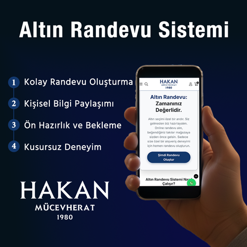 Hakan Mücevherat Altın Randevu Sistemi
