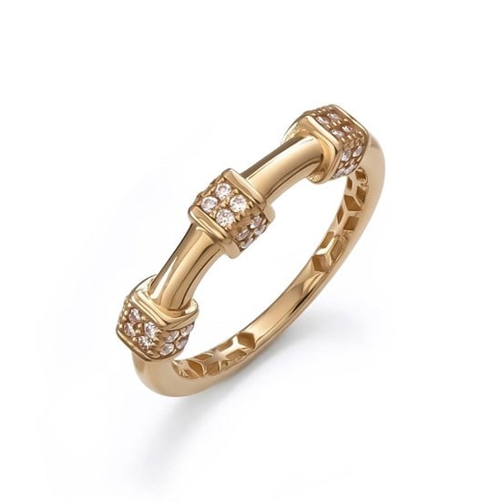 Cetaş Taşlı 14 Ayar Altın Yüzük