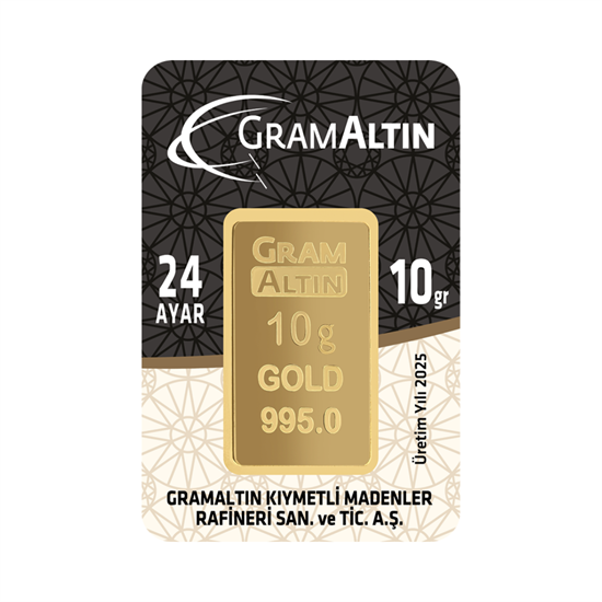 10 Gr 24 Ayar Gram Altın