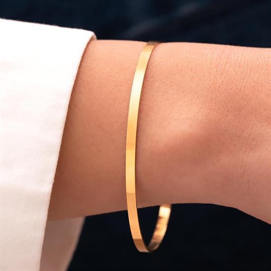 45 Gr(Gram) 3Lü Düz Kibrit Çöpü Takım 22 Ayar Altın İşçiliksiz Yatırımlık Bilezik