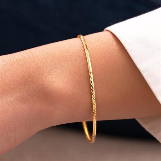 10 Gram 22 Ayar Altın Başak Ajda Bilezik