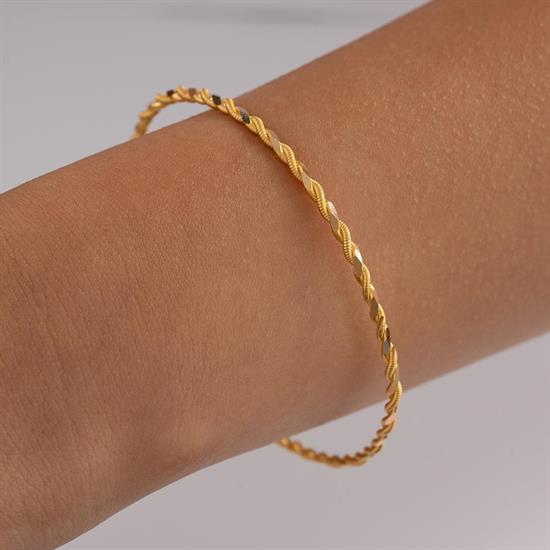 12 Gram (Gr) 2 Li Burma Bilezik 22 Ayar Yatırımlık İşçiliksiz