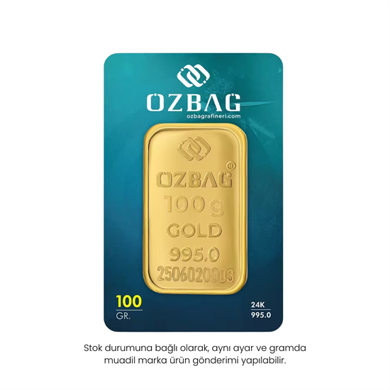 100 Gr 24 Ayar Gram Altın