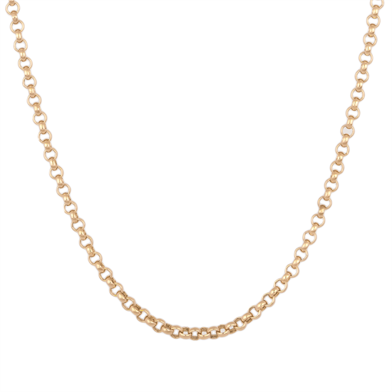 Doç Model Zincir 14 Ayar 3 Mm Altın