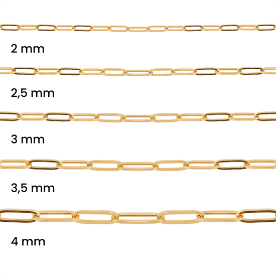 Ataç Model Zincir 14 Ayar 3 Mm Altın