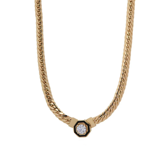 14 Ayar Altın Çağla Model Gurmet Kolye