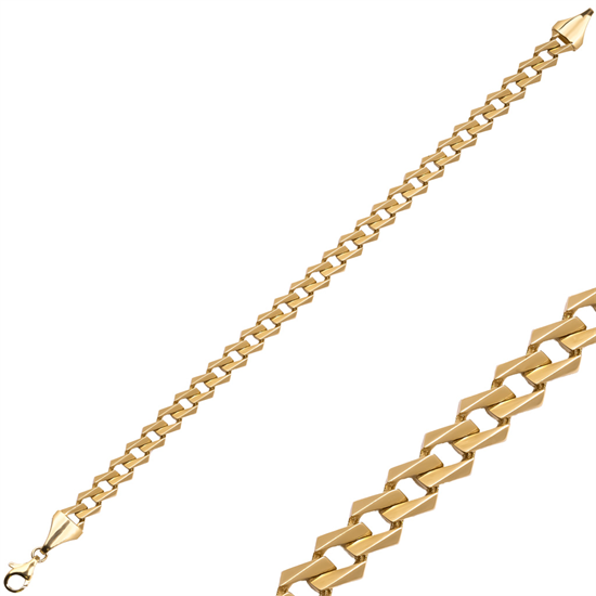 14 Ayar Altın Gurmet Model Bileklik