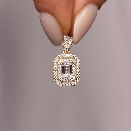 14 Ayar Baget Kolye Ucu 2 cm