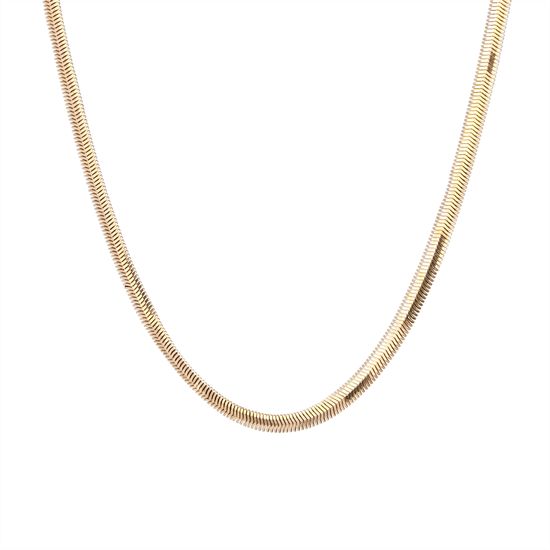 14 Ayar Balıksırtı Altın Zincir 2.5 Mm