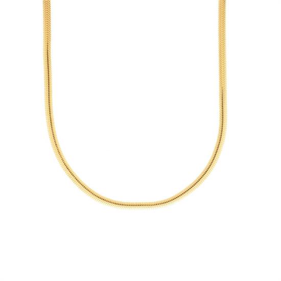 14 Ayar Balıksırtı Altın Zincir 3,5 Mm